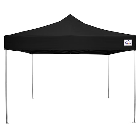 ULA Kit 10 FT X 10 FT   Ultra Light Aluminum Canopy With Roller Bag, Black